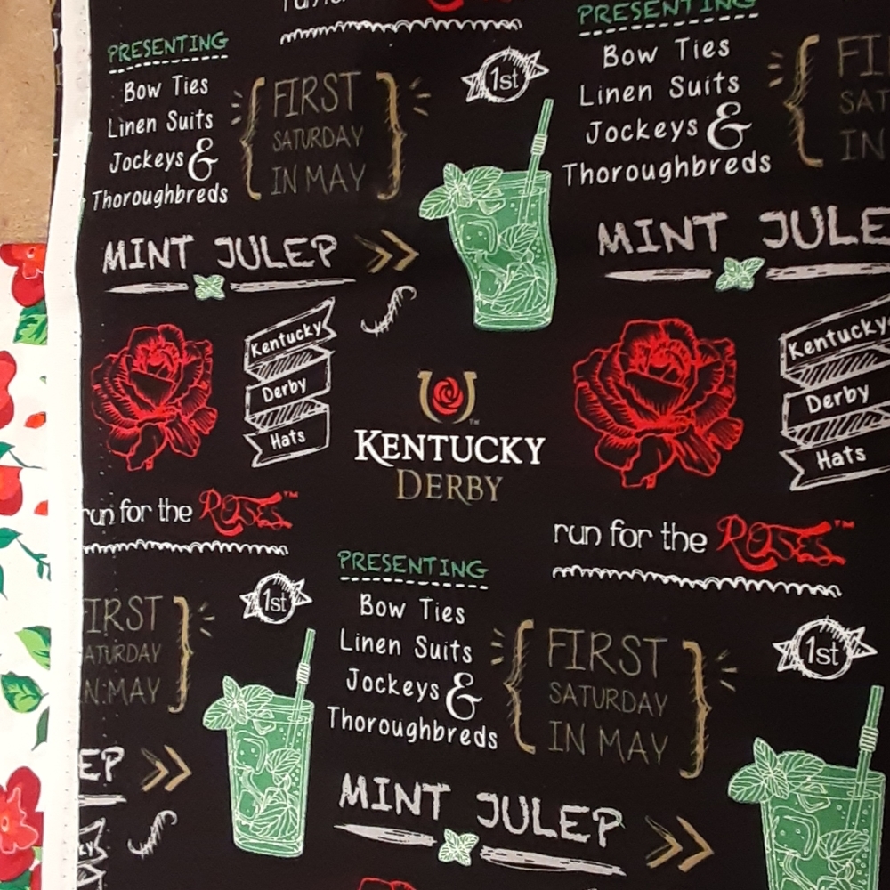 Kentucky derby 1 yard fabric